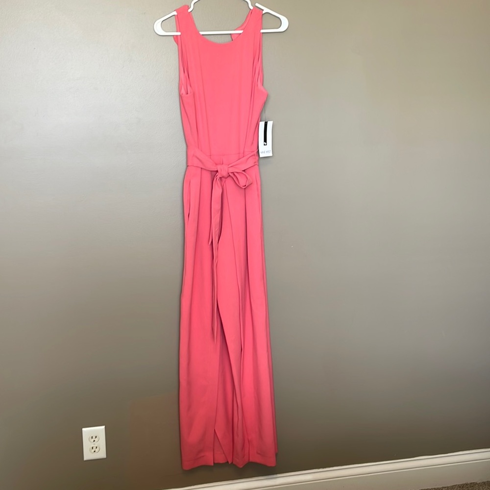 New pink Nine West dressy jumpsuit